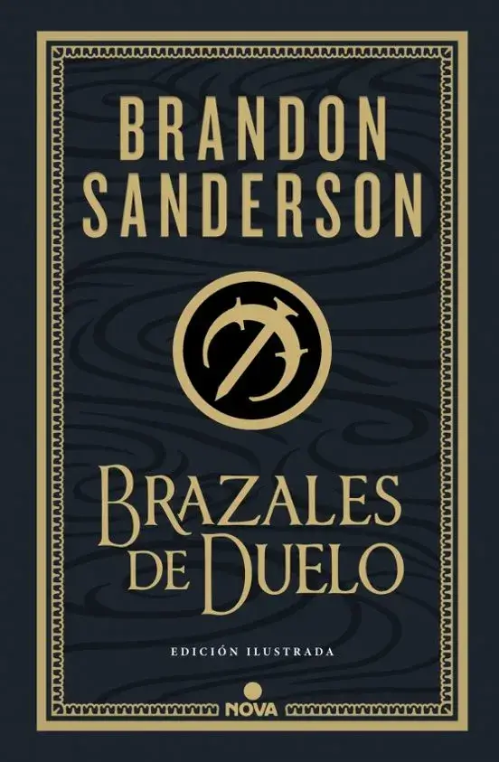 Portada de Brazales de duelo, de Brandon Sanderson, volumen 6 de la saga Nacidos de la Bruma